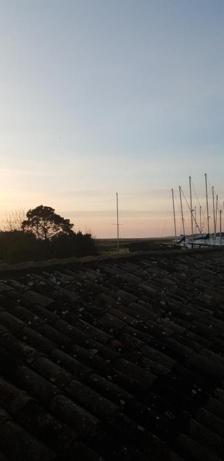 Grande Maison Charentaise Avec Vue Sur Le Chenal Superbes Couches De Soleil Sur L Estuaire De La Gironde! Mortagne-sur-Gironde Exterior foto